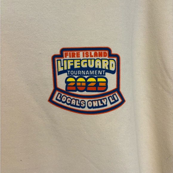 Local's Only Long Sleeve Crew Neck - Unisex Fire Island Lifeguard Size Medium - Picture 8 of 11